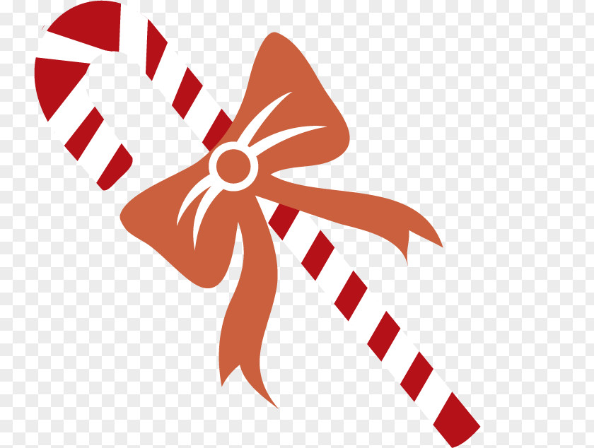 U-line Candy Red Bow PNG