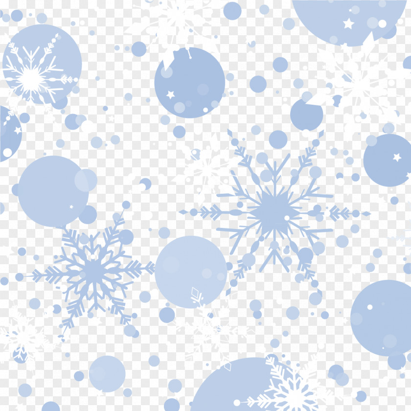 Winter Snow Snowflake Blue PNG