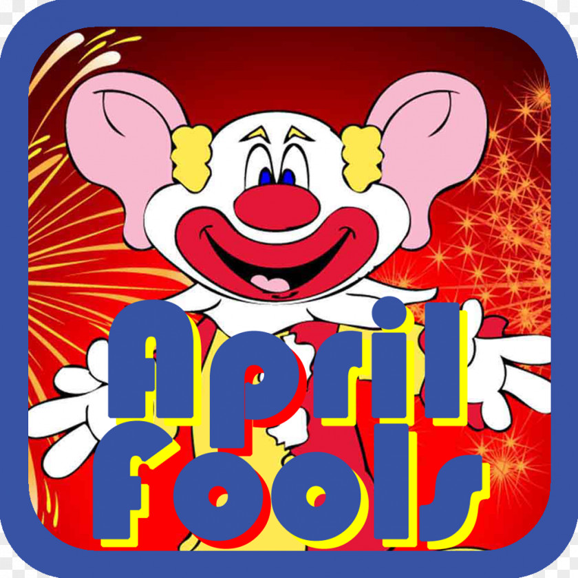 April Clown Fool's Day Joke Clip Art PNG