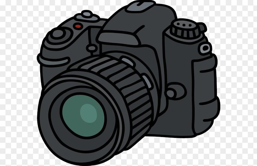 Hand Drawn Camera Simple Strokes Digital Drawing PNG