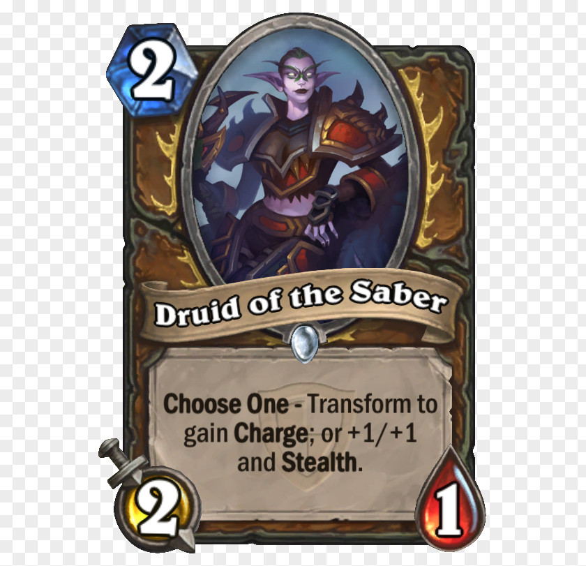 Hearthstone Druid Of The Saber Jungle Panther Stranglethorn Tiger PNG