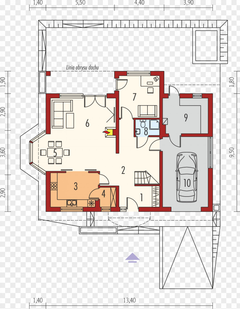 House Floor Plan Facade Altxaera Building PNG