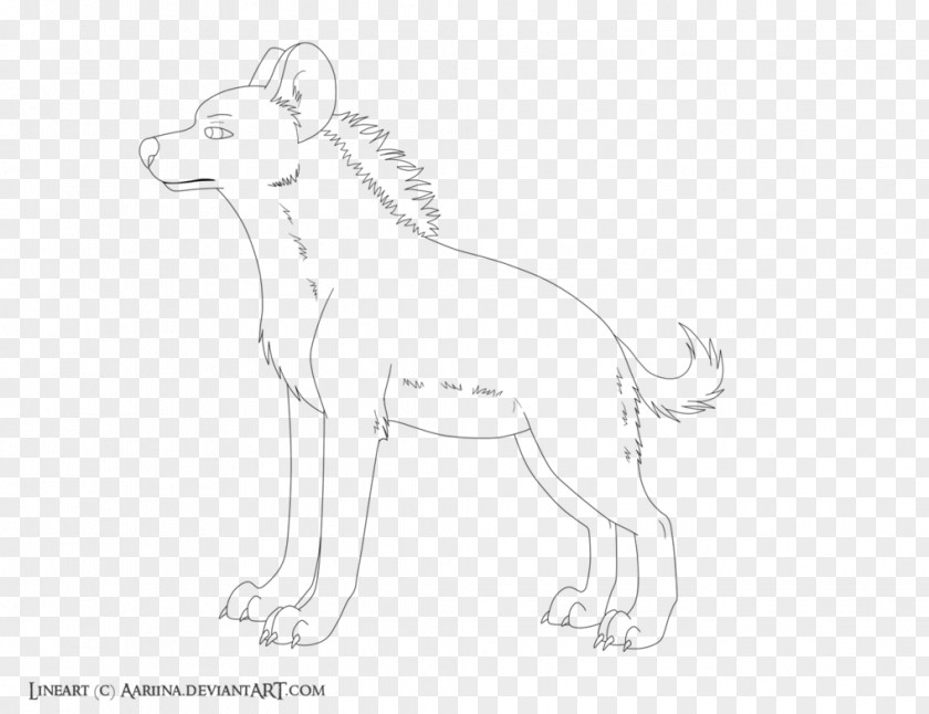 Hyena Line Art DeviantArt Painting Drawing PNG