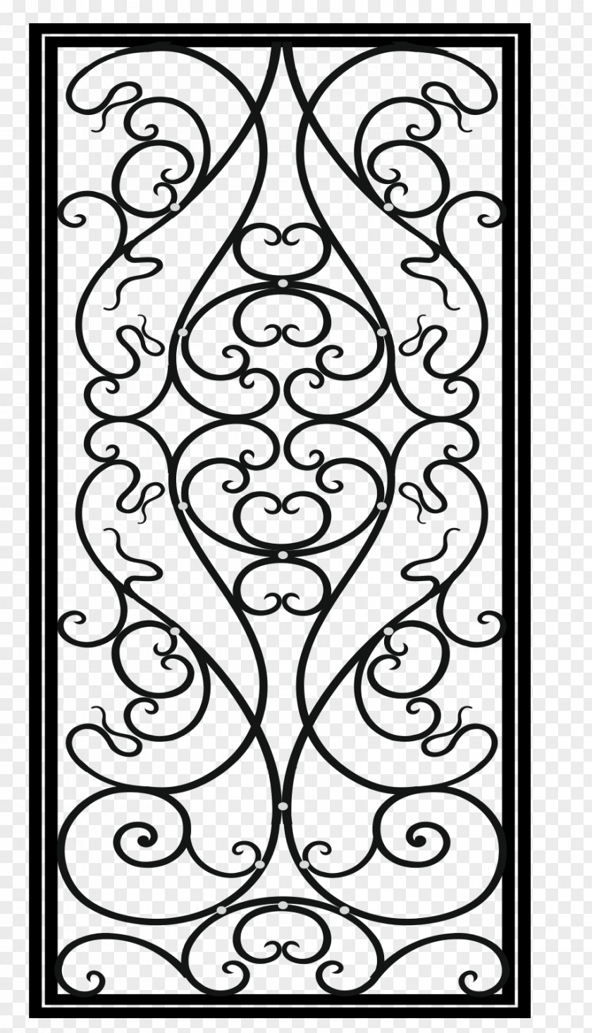 Iron Fence Wrought Drawing Forging PNG
