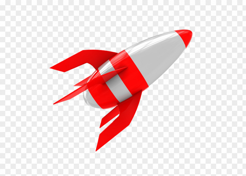 Vehicle Spacecraft Red Rocket Lobster Missile PNG