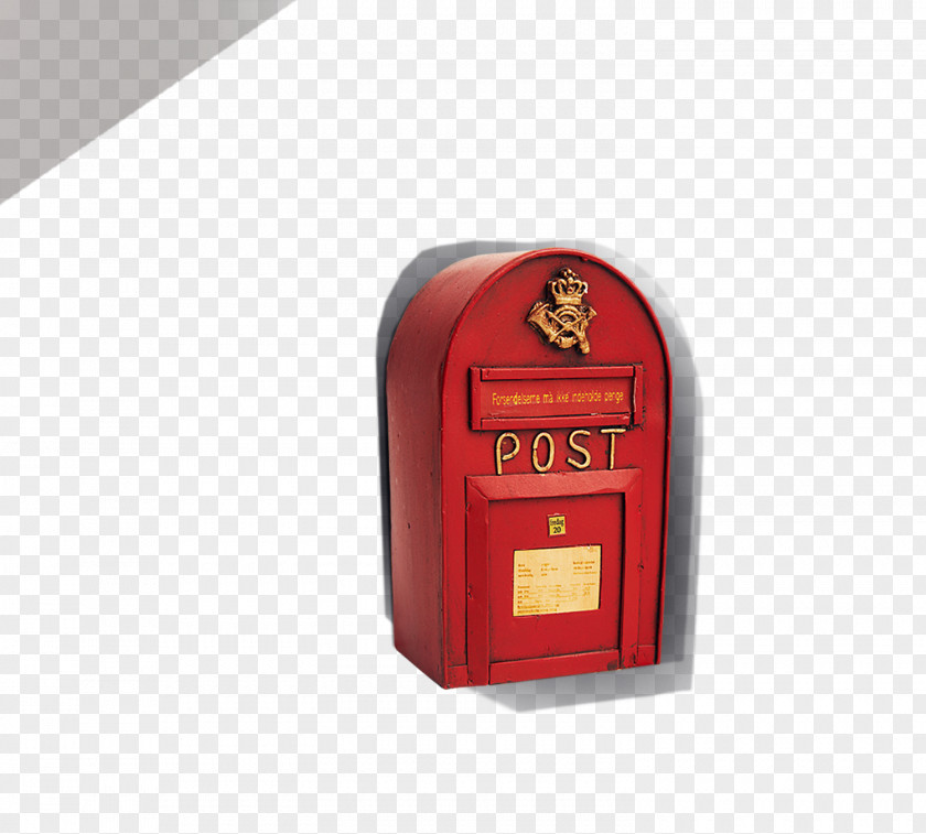 Clear Flowers Courier Red Iron Mailbox Delivery Euclidean Vector PNG