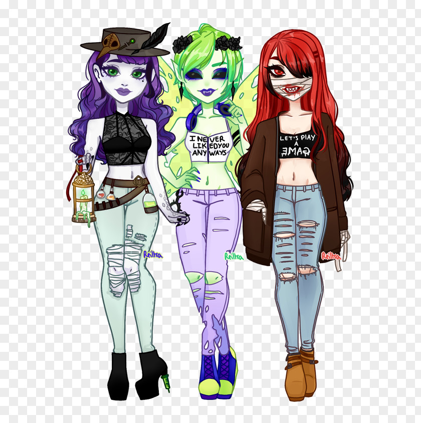 Mouring Monster High DeviantArt Doll PNG