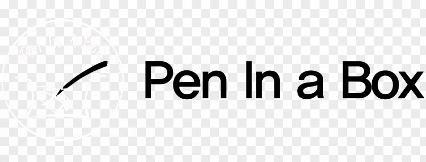 Pen Box Logo Brand Font PNG