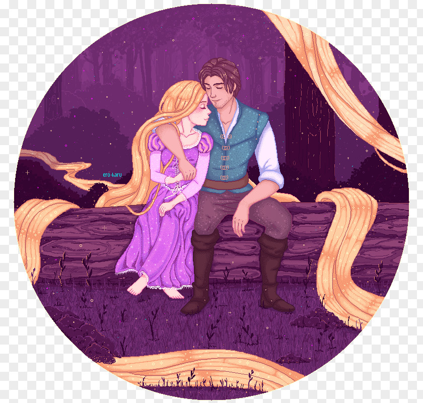Rapunzel Watercolor Flynn Rider Tangled DeviantArt PNG