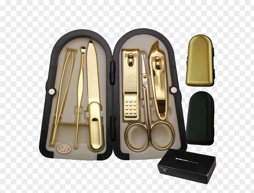 Gift Box With Nail Tool Clipper Art Scissors PNG