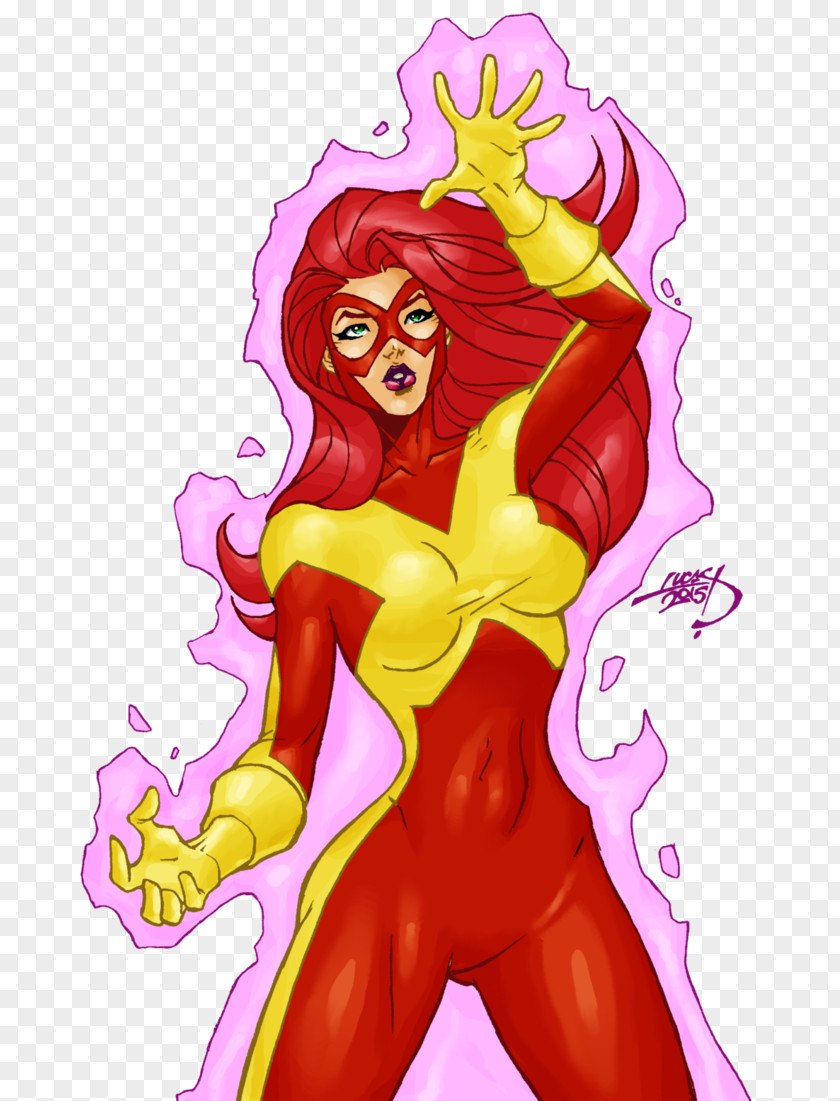 Jean Grey Superhero Legendary Creature Cartoon Muscle PNG