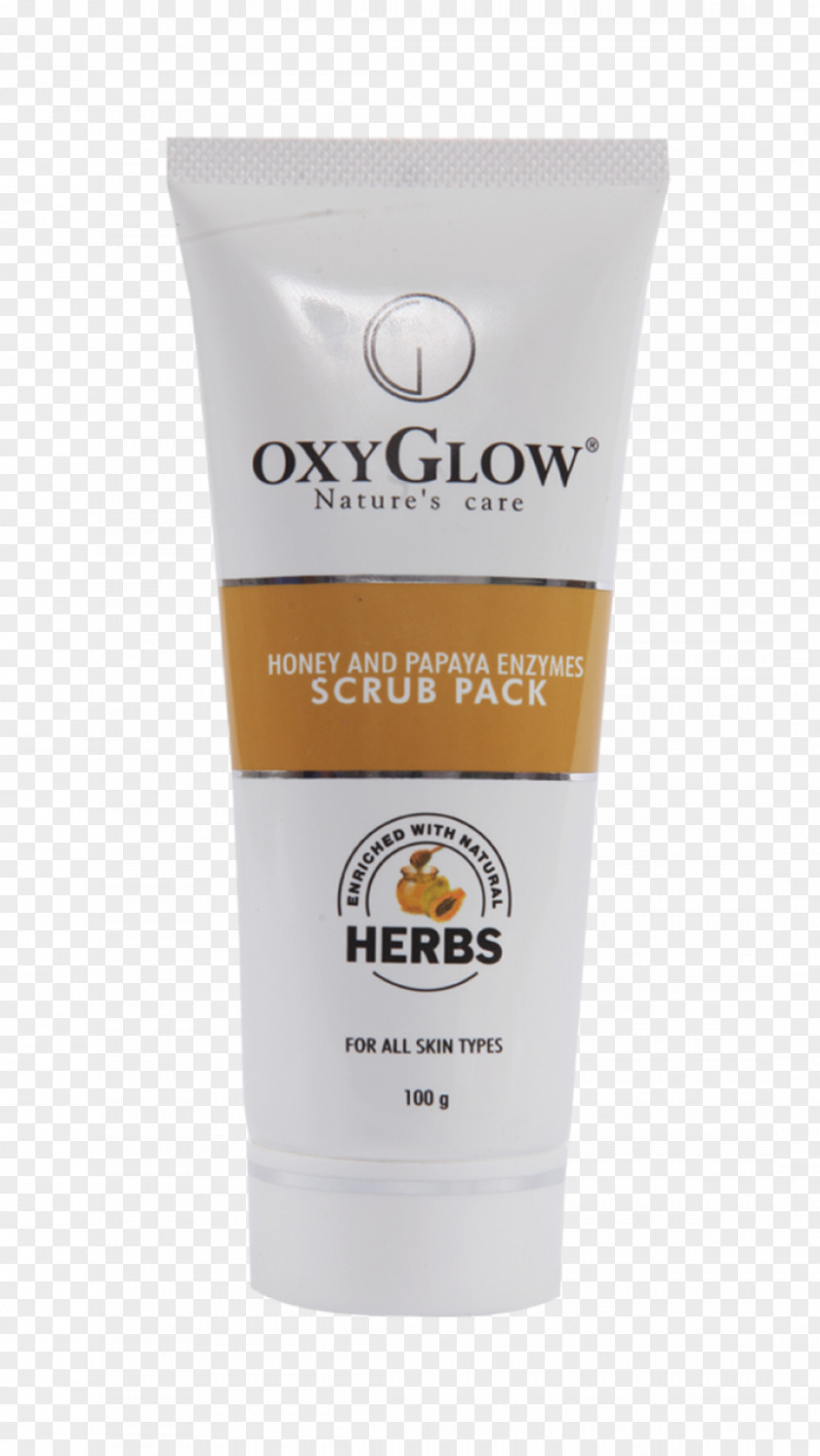 Papaya Scub Sunscreen Lotion Cream Pantene Skin PNG
