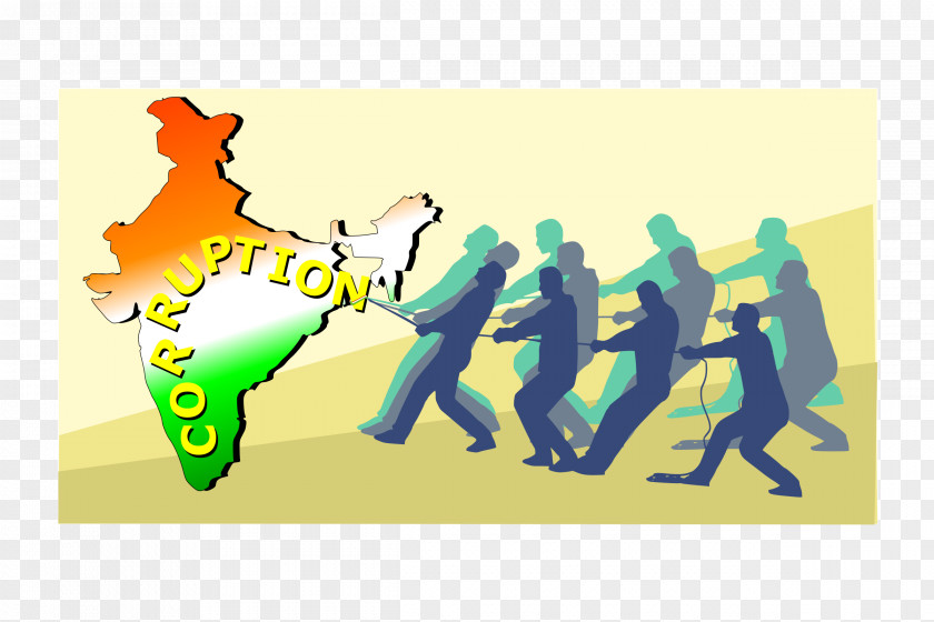 Corruption In India Political Clip Art PNG