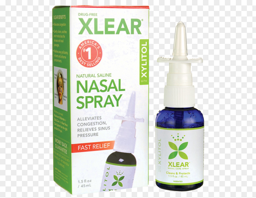 Grapefruit Seed Extract Nasal Spray Xylitol Nose Allergy Saline PNG