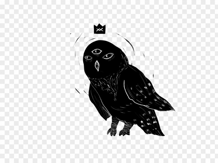 Owl Drawing /m/02csf Black Silhouette PNG