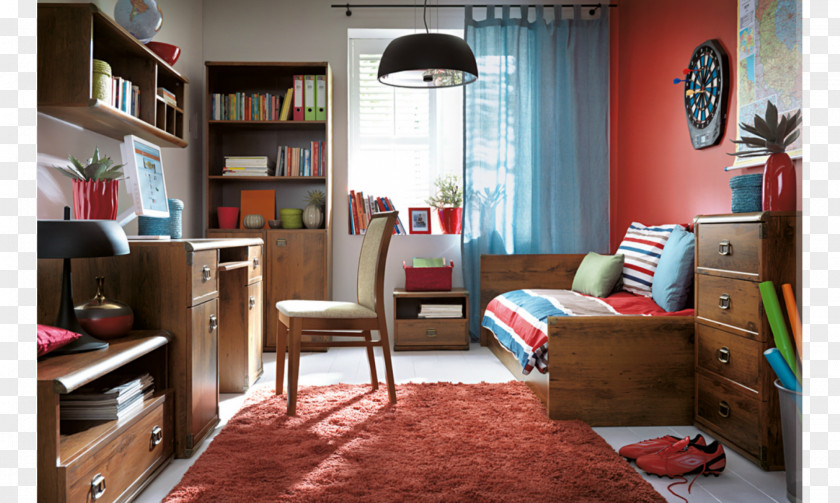 Room Indiana Furniture Black Red White Living PNG