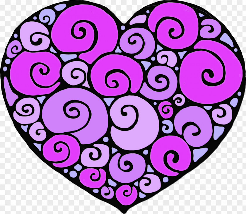 Spiral Visual Arts Purple Violet Heart Pink Pattern PNG