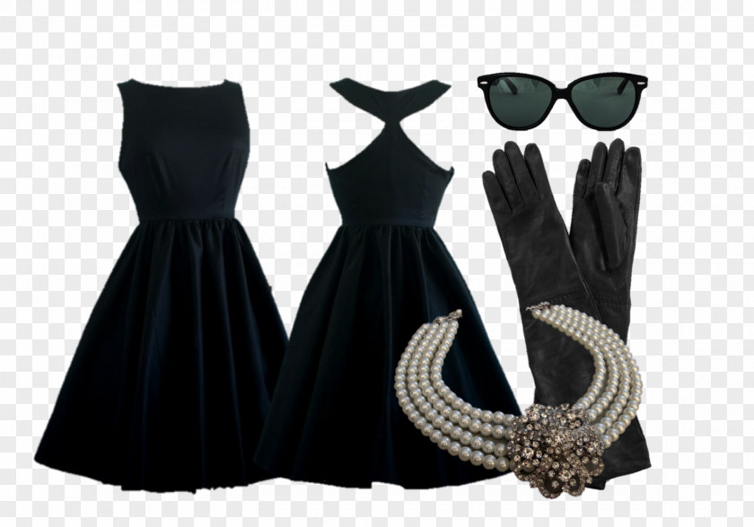 STYLE Black Givenchy Dress Of Audrey Hepburn Little Fashion Clothing PNG
