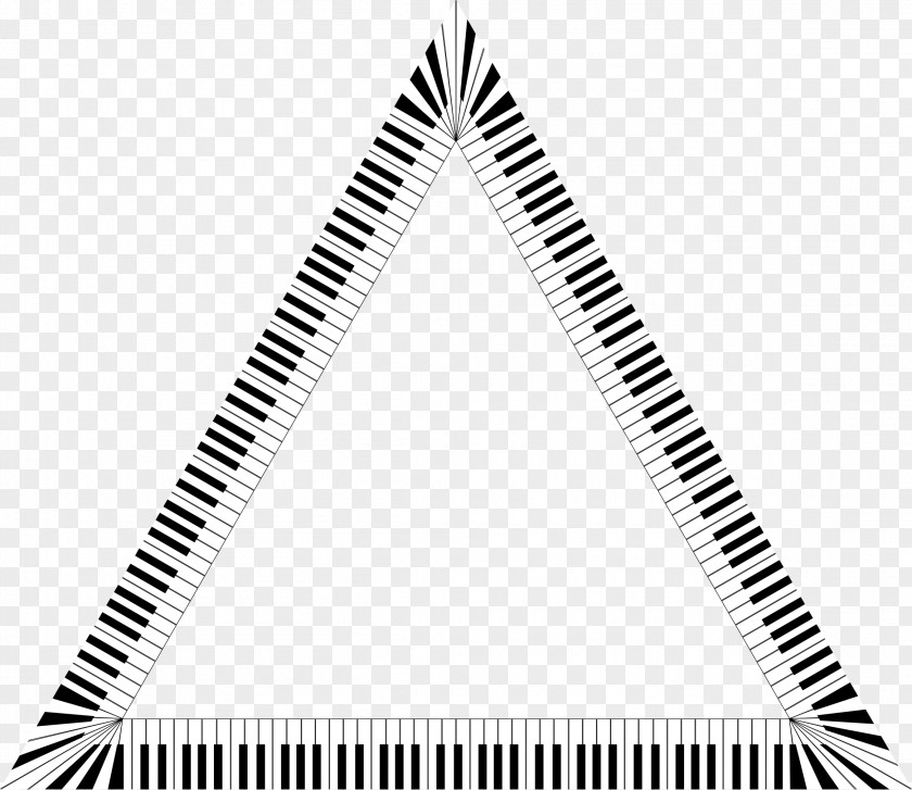 Triangle Piano Musical Keyboard Note PNG