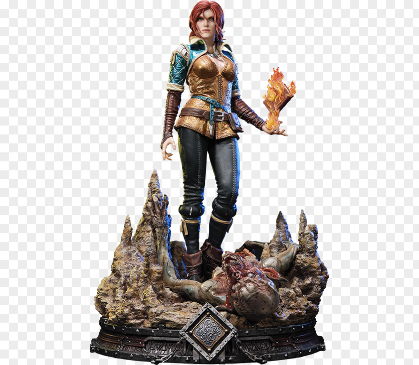 Triss Merigold The Witcher 3: Wild Hunt Geralt Of Rivia Figurine Statue PNG