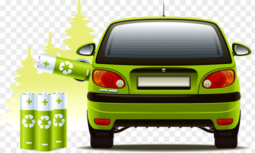 Electric Car Hybrid Vehicle PNG