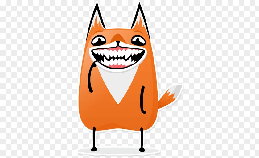 It's Foxy Telegram Sticker Messaging Apps Canidae Clip Art PNG