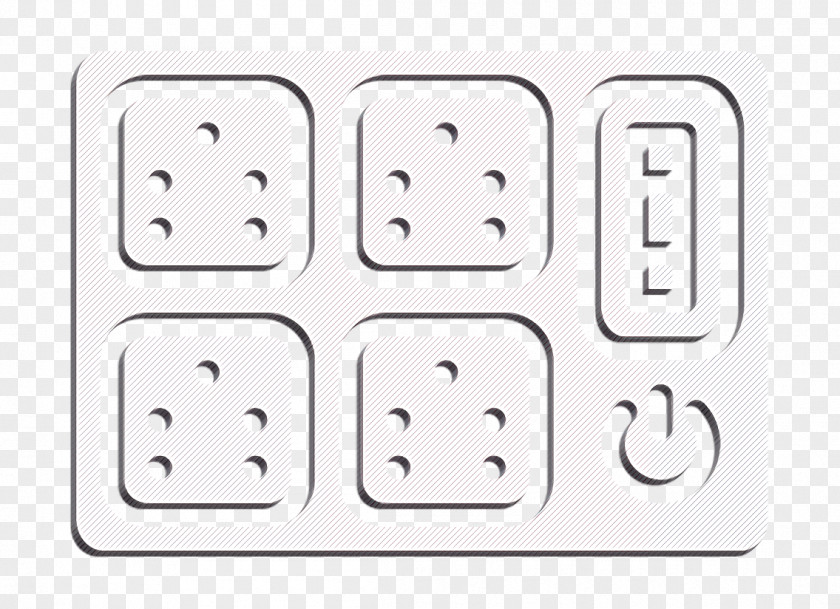 Line Art Auto Part Board Icon Electricity Extension PNG