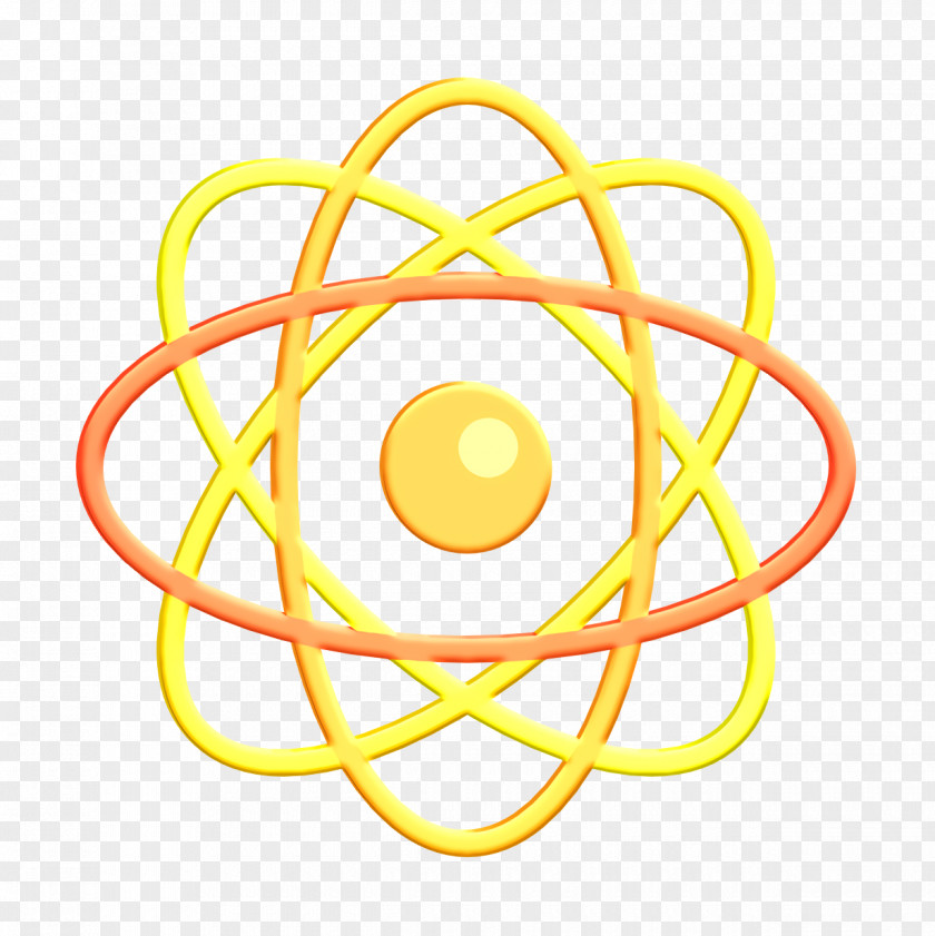 Symbol Yellow Education Elements Icon Nuclear Physics PNG