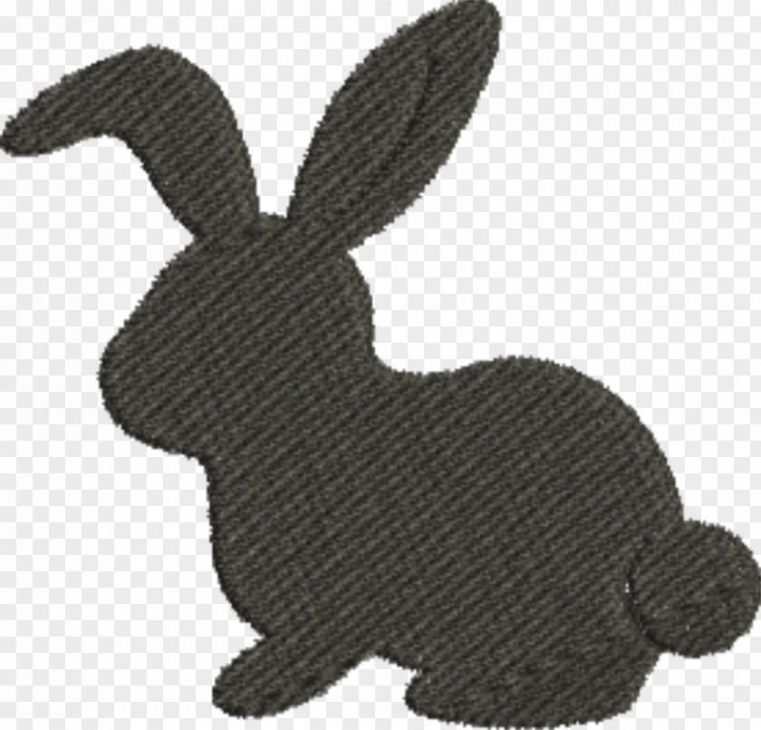 Vintage Labels Hare Domestic Rabbit Silhouette Papercutting PNG