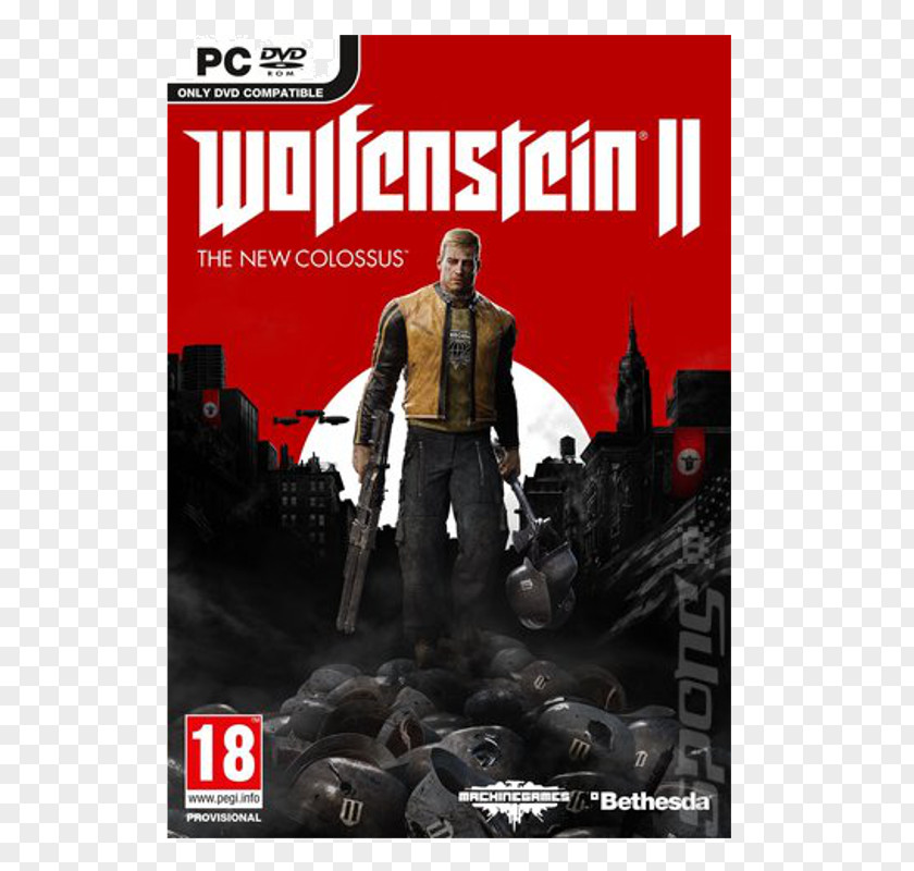 Wolfenstein II: The New Colossus Wolfenstein: Order Video Game PlayStation 4 Nintendo Switch PNG