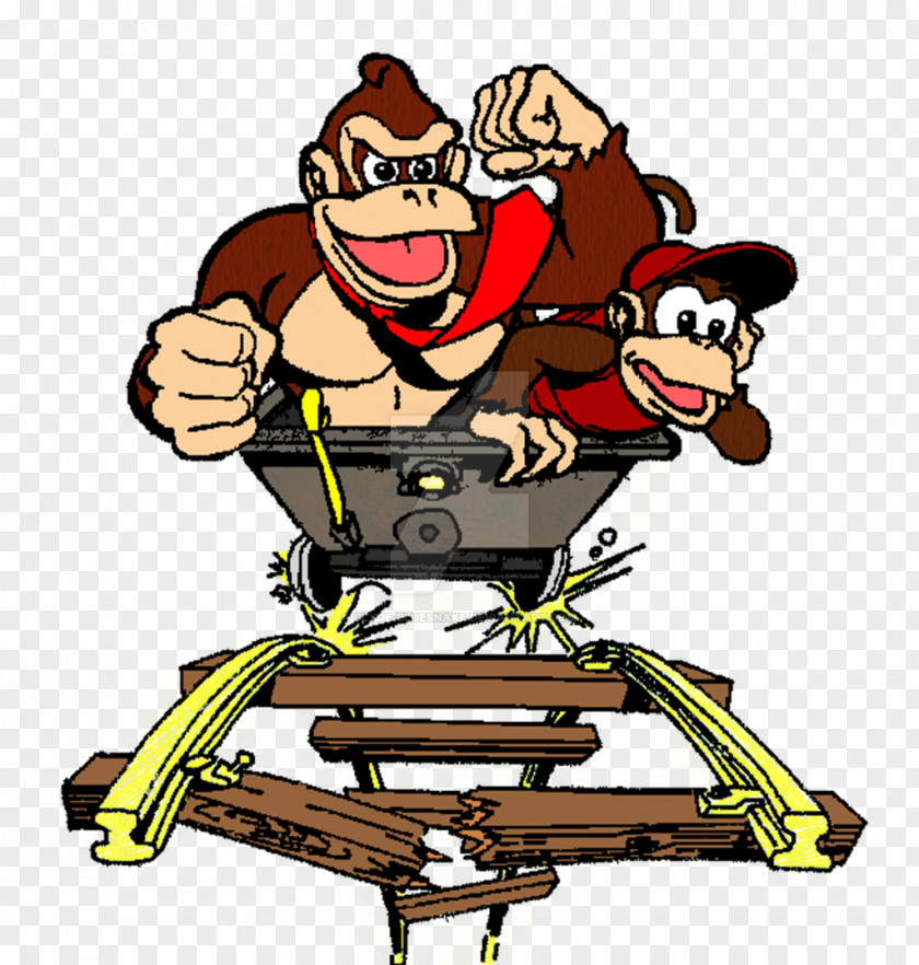 Donkey Kong Country Returns Diddy Racing Super Nintendo Entertainment System PNG
