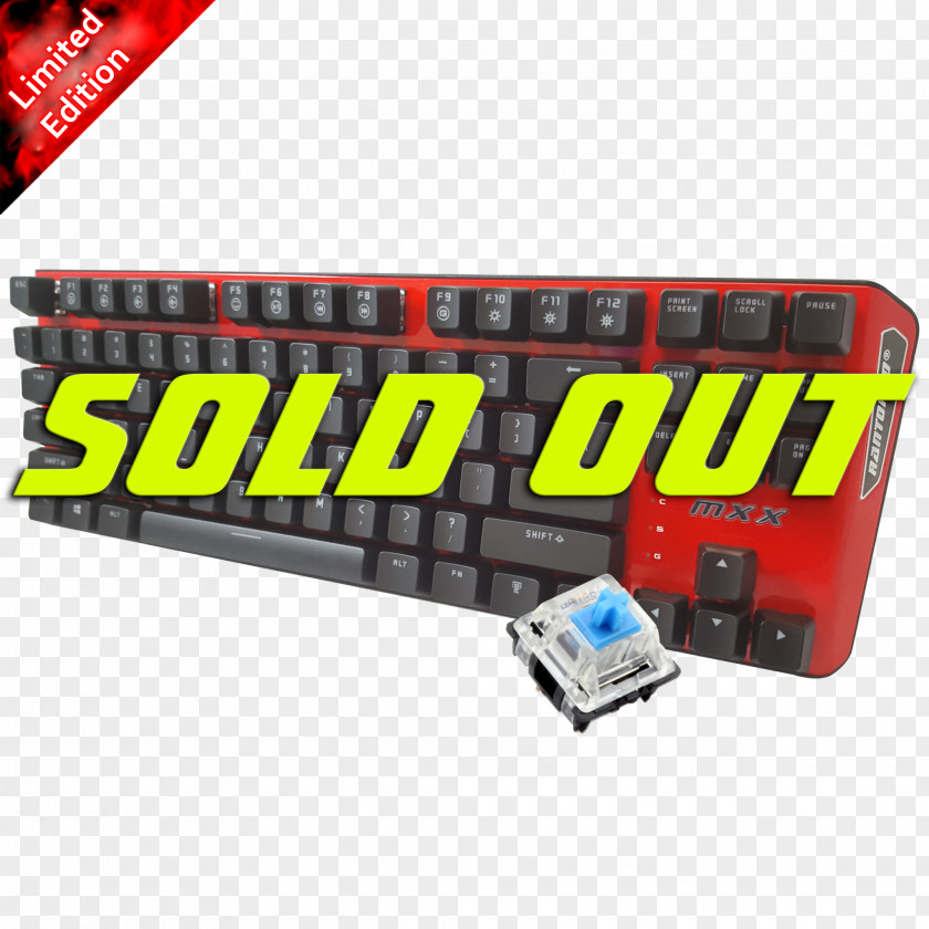 United States Computer Keyboard Gaming Keypad Electrical Switches Red PNG