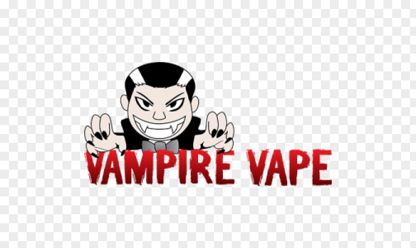 Vape Logo Vampire Electronic Cigarette Blood Brand PNG