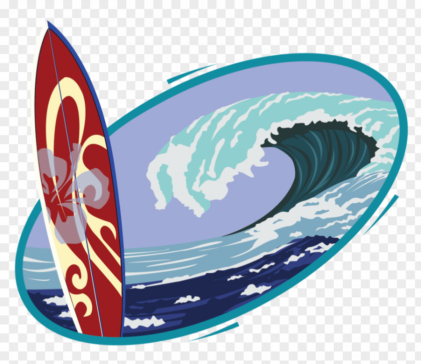 Water Logo Font Surfboard PNG