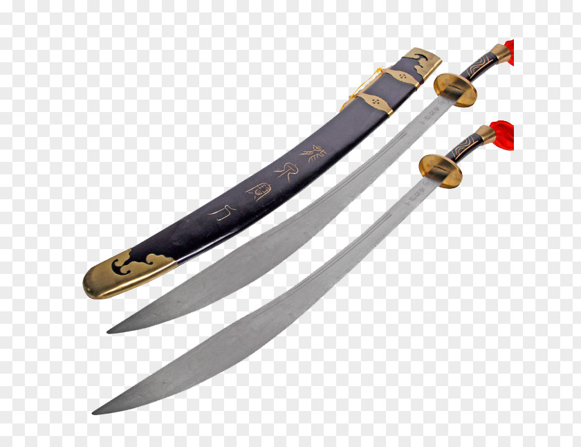Samurai Headband Dao Basket-hilted Sword Weapon Butterfly PNG