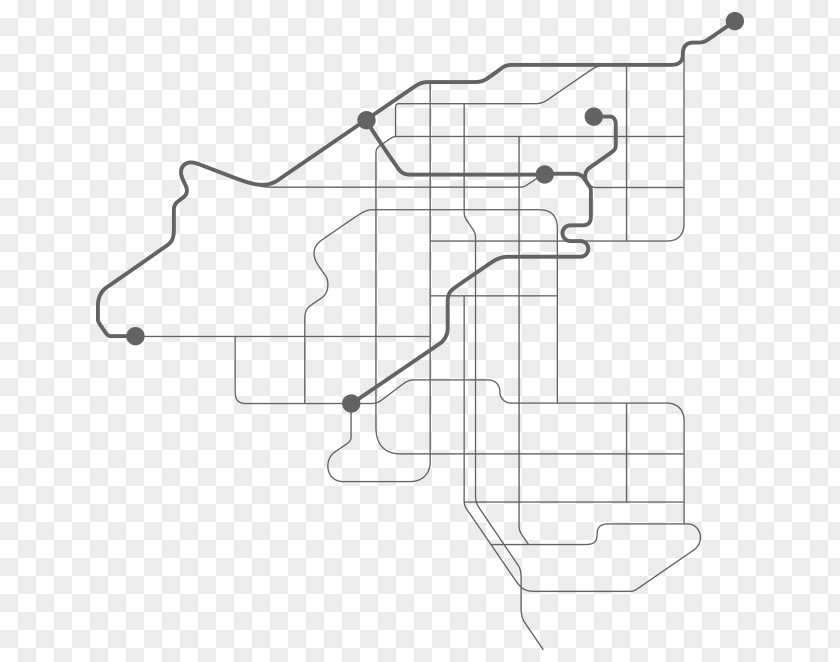 Design Point Line Art PNG