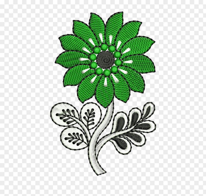 Embroidery Flower Designs Pattern PNG