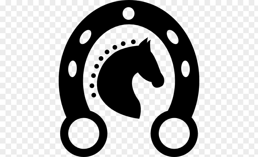 Horseshoe American Quarter Horse Equestrian Silhouette PNG