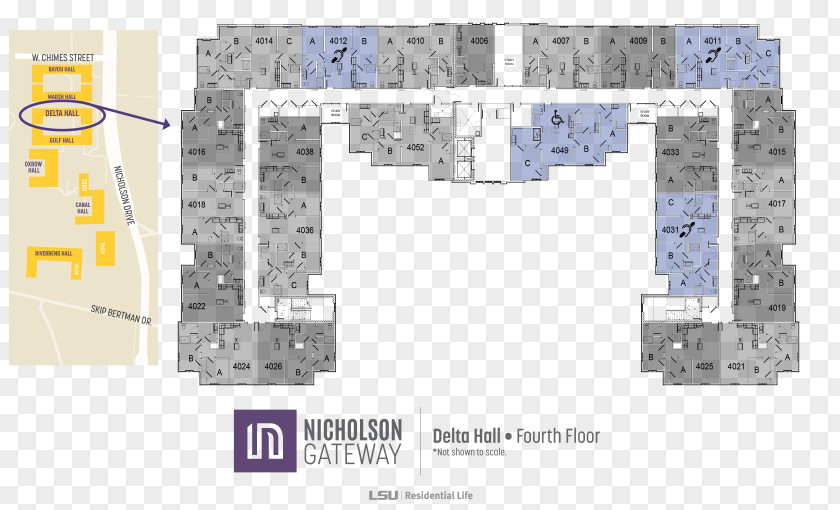 House Floor Plan Nicholson Gateway Apartments LSU Residential Life PNG