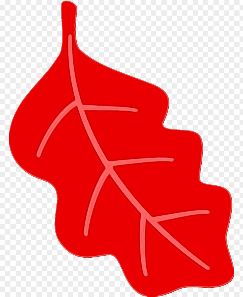 Thumb Leaf Red PNG