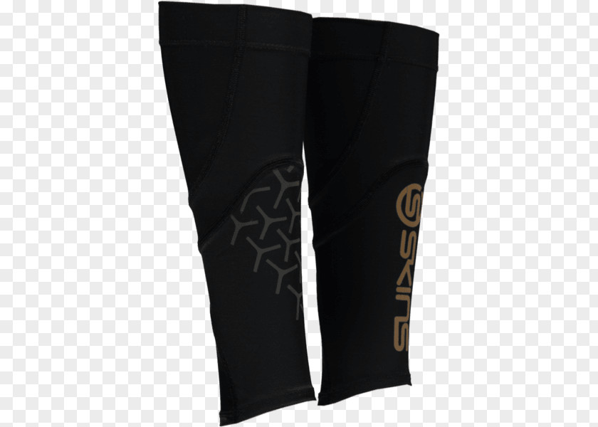 Calf Shin Guard Knee Tibia Black M PNG