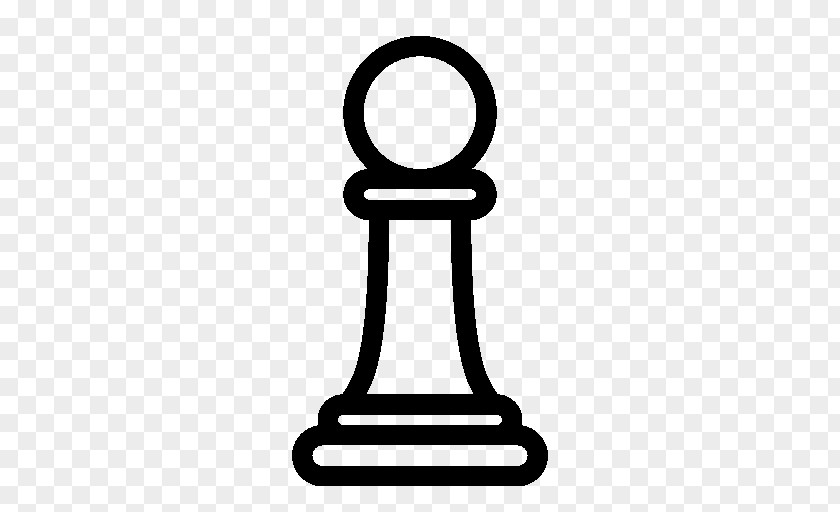Chess Piece Pawn White And Black In Checkmate PNG