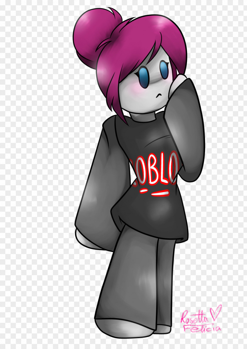 Female ART Roblox Drawing Character PNG