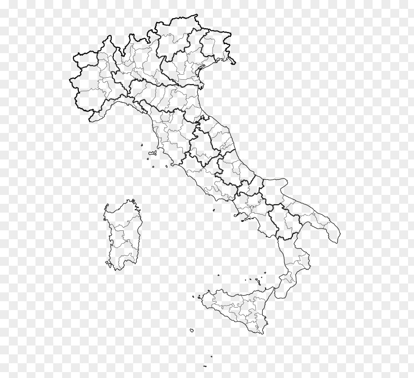 Map Of Italy Catanzaro Lamezia Terme Vicenza Piacenza Regions PNG