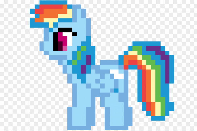Pixel Art Rainbow Dash DeviantArt Pony PNG