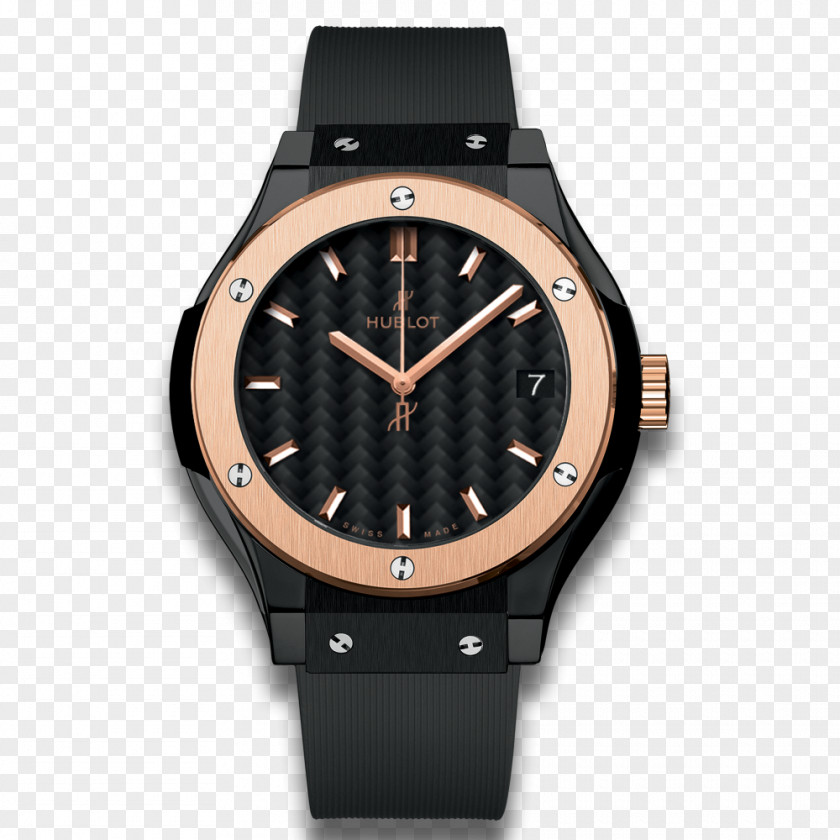 Watch Hublot Watchmaker Quartz Clock Retail PNG