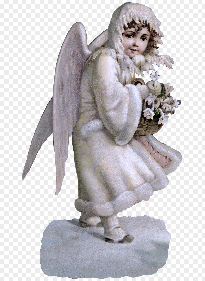 Figurine Angel Sculpture Statue Wing PNG