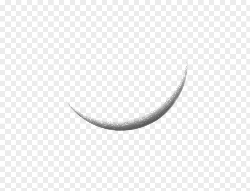 Line Angle Crescent White PNG