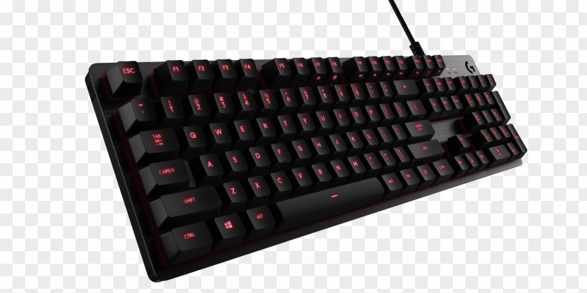 Number Keyboard Computer Logitech G413 Mechanical Gaming Romer-G With USB Pass-Through Keypad PNG