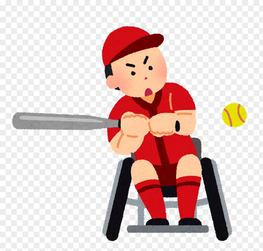 Softball 車いすソフトボール Baseball Wheelchair Sport PNG